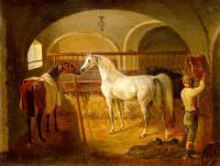 Agasse, Jacques-Laurent - Inside the Stable (Stallinneres)